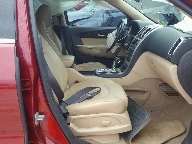 1GKKRRED2BJ120558 - 2011 GMC ACADIA SLT 勃艮第红 照片 5