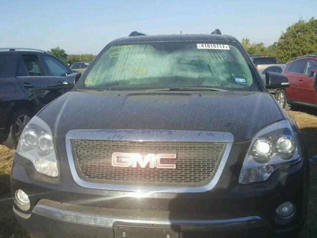 1GKLVMED5AJ131264 - 2010 GMC ACADIA BLACK photo 2