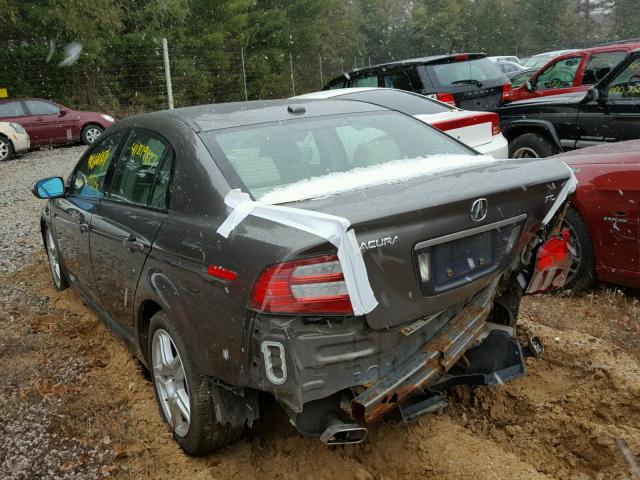 19UUA66268A036017 - 2008 ACURA TL GRAY photo 3