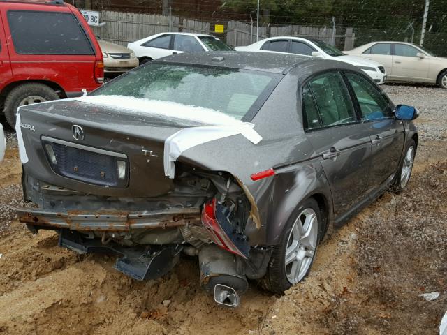 19UUA66268A036017 - 2008 ACURA TL GRAY photo 4