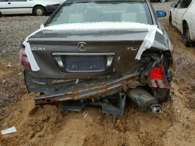 19UUA66268A036017 - 2008 ACURA TL GRAY photo 9