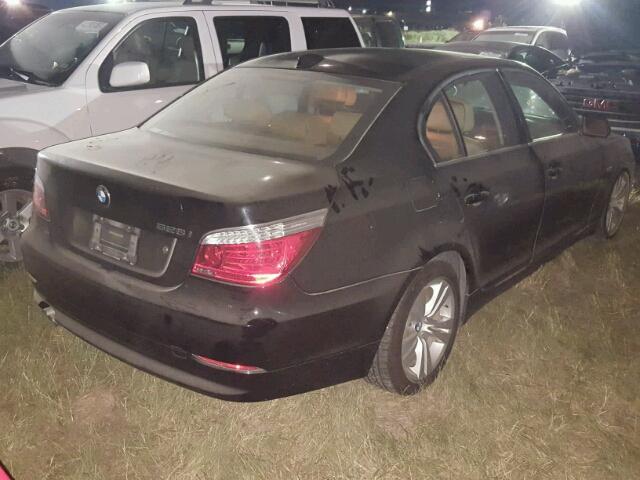 WBANU5C59AC128538 - 2010 BMW 528 BLACK photo 4