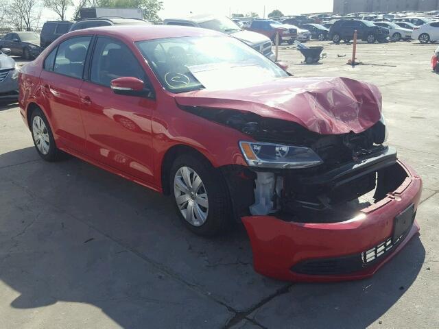 3VWD17AJ9EM401563 - 2014 VOLKSWAGEN JETTA SE Qırmızı foto 1