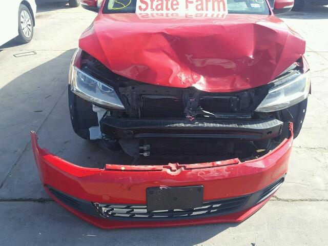 3VWD17AJ9EM401563 - 2014 VOLKSWAGEN JETTA SE Qırmızı foto 9