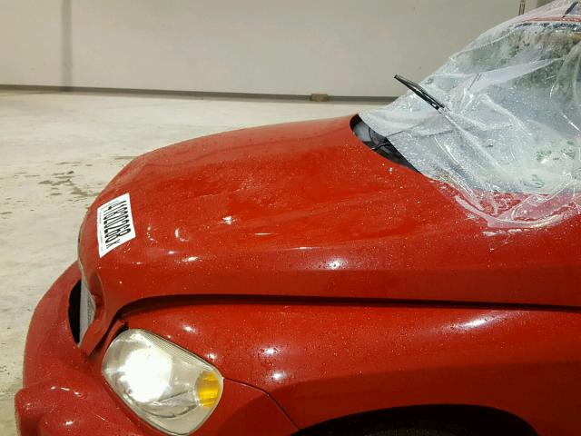 3GNCA13B59S623222 - 2009 CHEVROLET HHR LS RED photo 9
