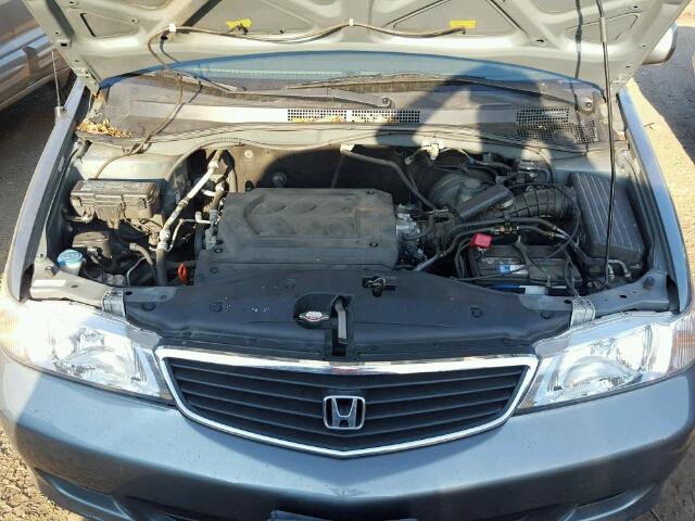 2HKRL18671H607868 - 2001 HONDA ODYSSEY GRAY photo 7