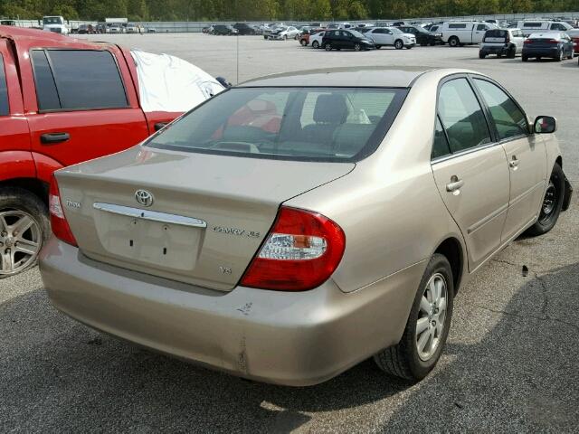 4T1BF30K34U579179 - 2004 TOYOTA CAMRY GOLD photo 4