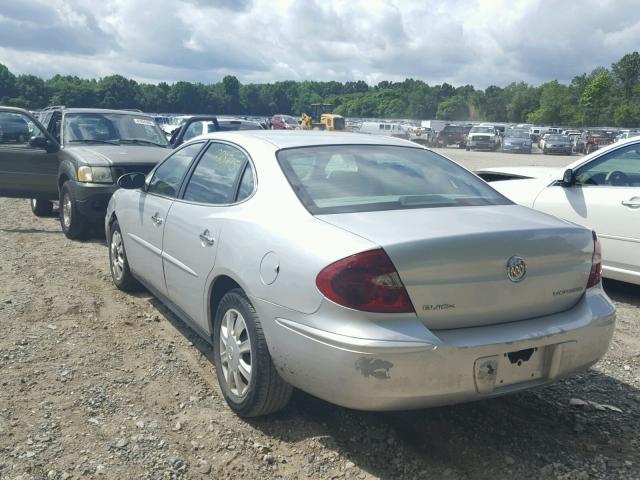 2G4WC532951298907 - 2005 BUICK LACROSSE C SILVER photo 3