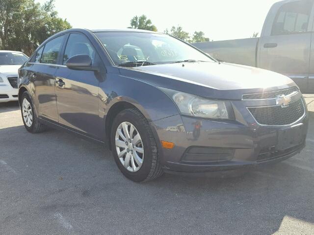 1G1PF5S90B7121491 - 2011 CHEVROLET CRUZE LT GRAY photo 1