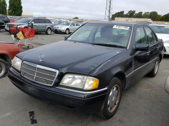 WDBHA23E5VF487069 - 1997 MERCEDES-BENZ C 230 BLACK photo 2