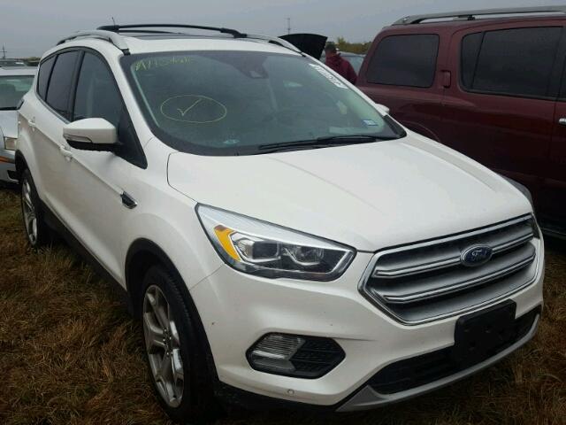 1FMCU0J94HUA19469 - 2017 FORD ESCAPE TIT WHITE photo 1