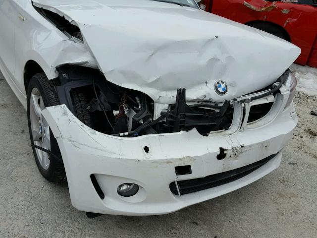 WBAUN1C58CVH84371 - 2012 BMW 128 I WHITE photo 9