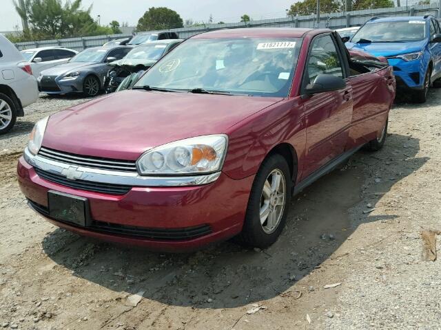 1G1ZT64804F207615 - 2004 CHEVROLET MALIBU MAX RED photo 2