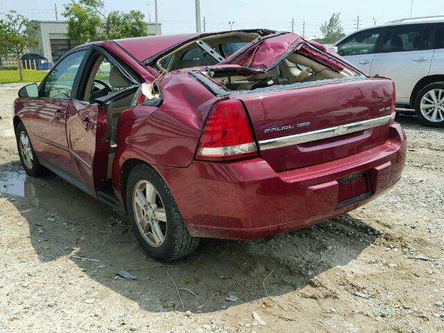 1G1ZT64804F207615 - 2004 CHEVROLET MALIBU MAX RED photo 3