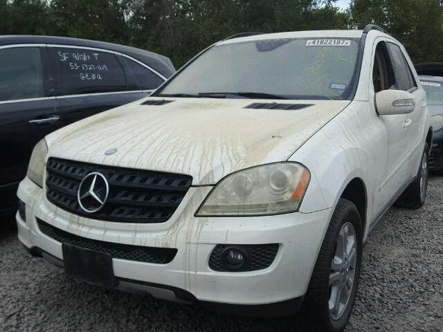 4JGBB86E76A113981 - 2006 MERCEDES-BENZ ML 350 WHITE photo 2