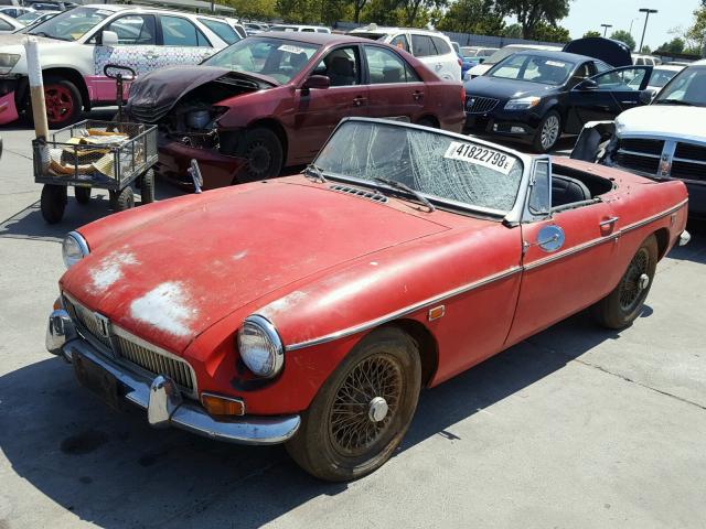 BMC69GHN4U164130G - 1969 MGB CONVERTABL RED photo 2