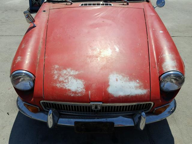 BMC69GHN4U164130G - 1969 MGB CONVERTABL RED photo 7