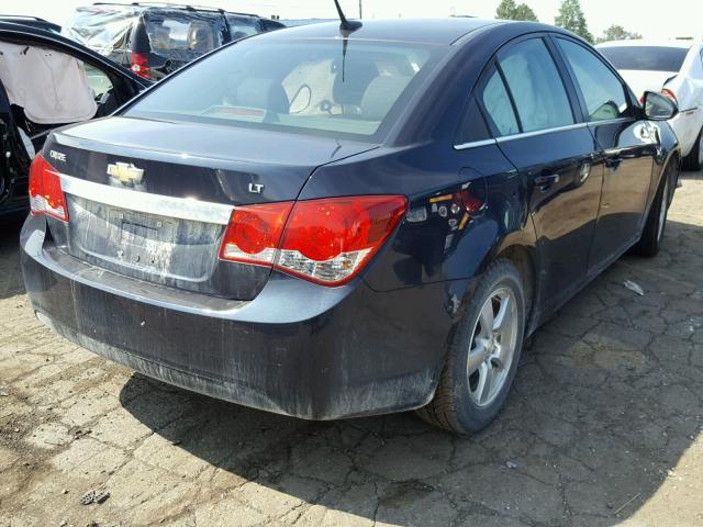 1G1PC5SB6E7223829 - 2014 CHEVROLET CRUZE LT BLUE photo 4