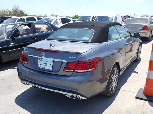 WDDKK7DF2HF358970 - 2017 MERCEDES-BENZ E 550 GRAY photo 4