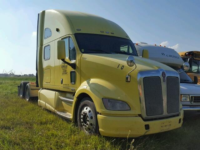 1XKFD48X7BJ294327 - 2011 KENWORTH CONSTRUCTI YELLOW photo 1