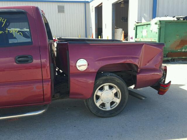 2GTEC13T861237678 - 2006 GMC NEW SIERRA RED photo 10