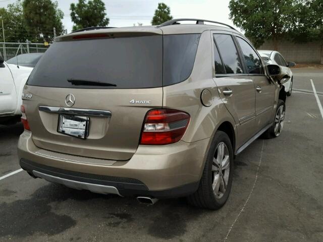 4JGBB86E38A375547 - 2008 MERCEDES-BENZ ML 350 BROWN photo 4