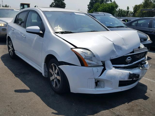 3N1AB6AP2CL679356 - 2012 NISSAN SENTRA 2.0 WHITE photo 1