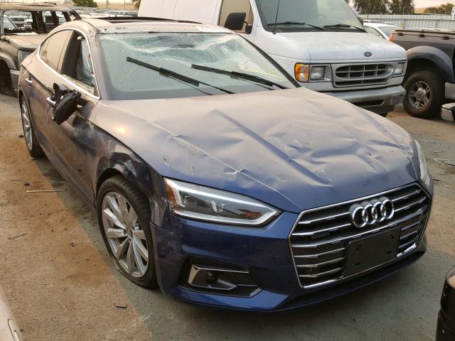 WAUCNDF50JA010433 - 2018 AUDI A5 PRESTIG BLUE photo 1