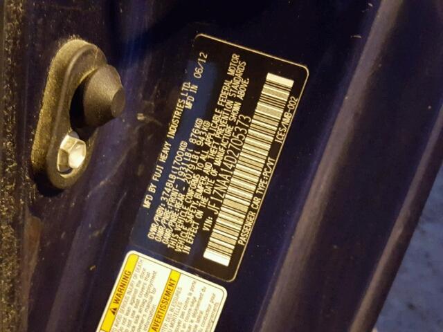 JF1ZNAA14D2705373 - 2013 TOYOTA SCION FR-S ლურჯი ფოტო 10