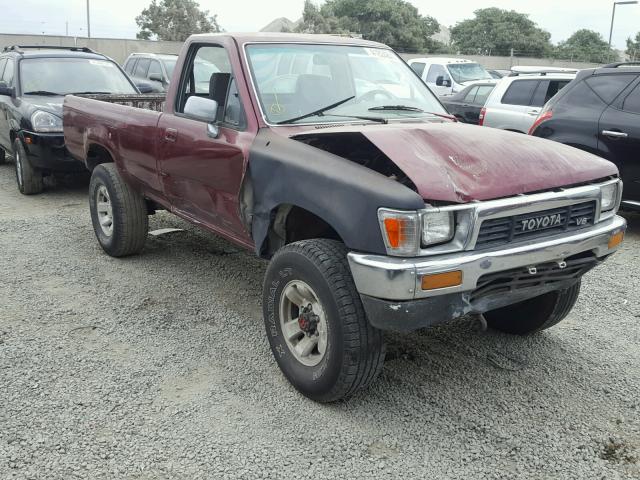 JT4VN02D5K6001099 - 1989 TOYOTA PICKUP 1/2 RED photo 1