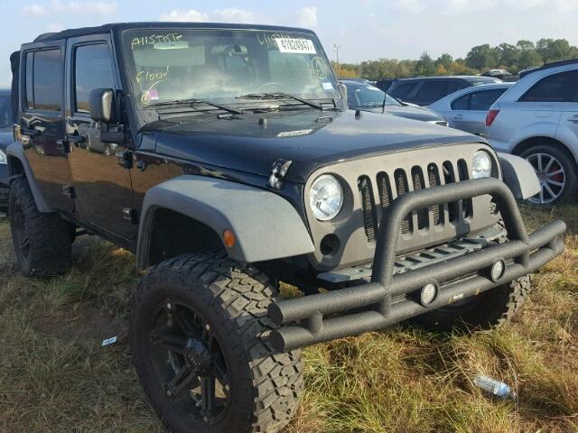 1J4BA5H17AL108061 - 2010 JEEP WRANGLER U BLACK photo 1