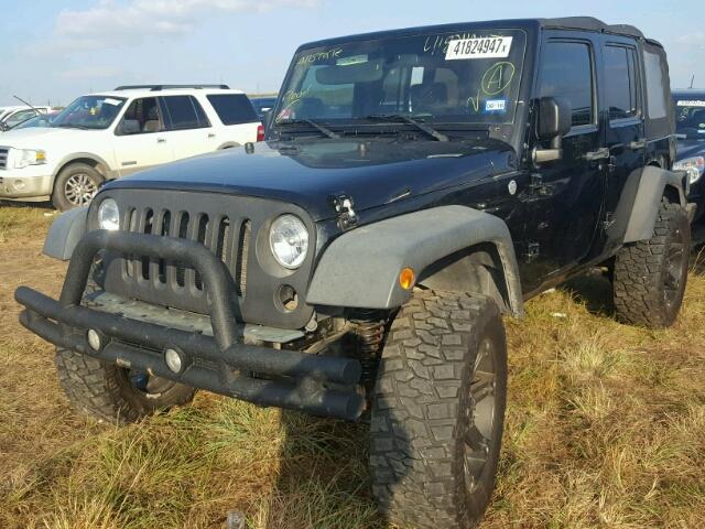 1J4BA5H17AL108061 - 2010 JEEP WRANGLER U BLACK photo 2