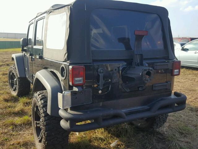 1J4BA5H17AL108061 - 2010 JEEP WRANGLER U BLACK photo 3