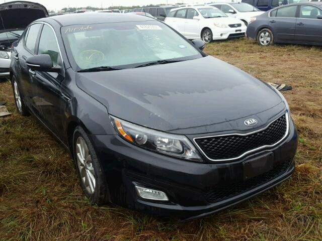 5XXGN4A76EG320724 - 2014 KIA OPTIMA BLACK photo 1