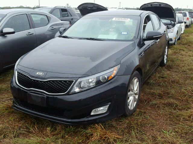 5XXGN4A76EG320724 - 2014 KIA OPTIMA BLACK photo 2