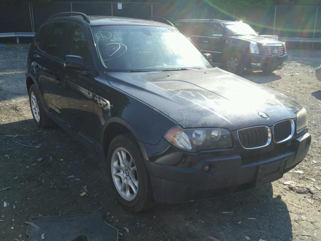 WBXPA73494WC38022 - 2004 BMW X3 2.5I BLACK photo 1