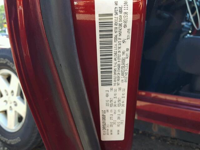 1J4AA2D15BL603361 - 2011 JEEP WRANGLER S RED photo 10