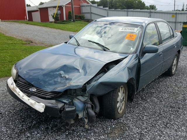 1G1NE52J8XY117145 - 1999 CHEVROLET MALIBU LS 青色 照片 2