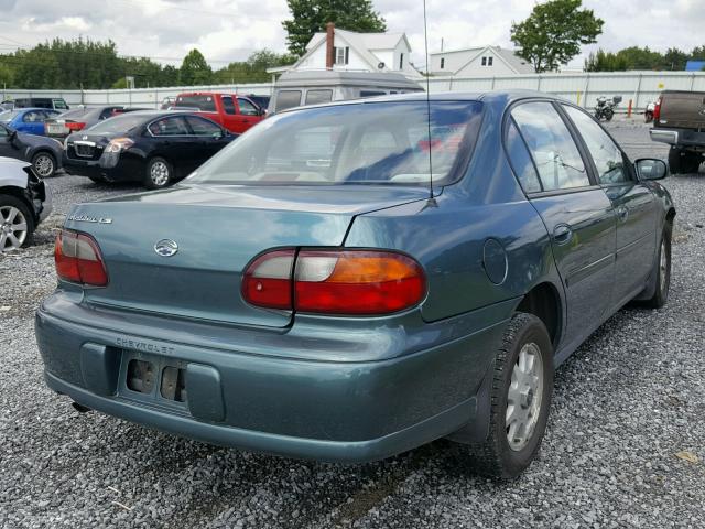 1G1NE52J8XY117145 - 1999 CHEVROLET MALIBU LS 青色 照片 4