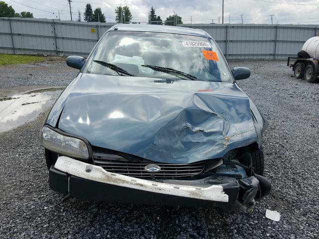 1G1NE52J8XY117145 - 1999 CHEVROLET MALIBU LS 青色 照片 7