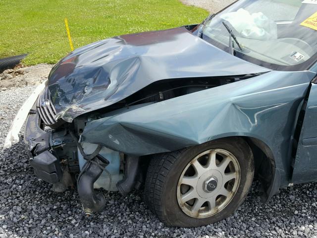 1G1NE52J8XY117145 - 1999 CHEVROLET MALIBU LS 青色 照片 9