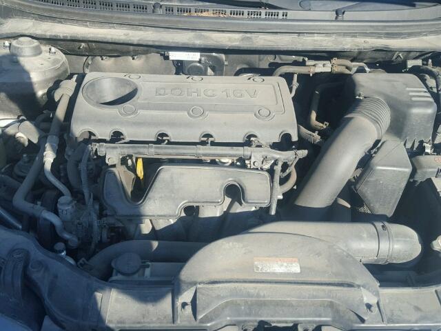 KNAFU4A23C5516766 - 2012 KIA FORTE SILVER photo 7