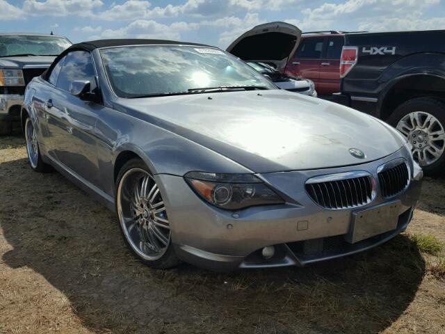 WBAEK73445B328523 - 2005 BMW 645 SILVER photo 1