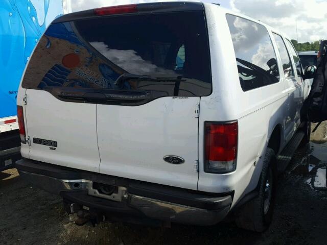 1FMNU41S9YED96134 - 2000 FORD EXCURSION WHITE photo 4