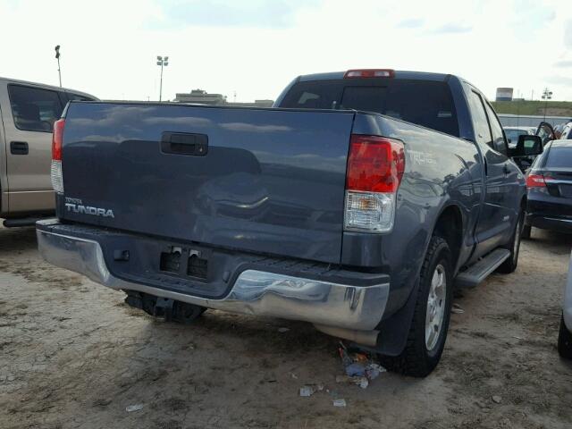 5TFRY5F10AX080115 - 2010 TOYOTA TUNDRA BLUE photo 4