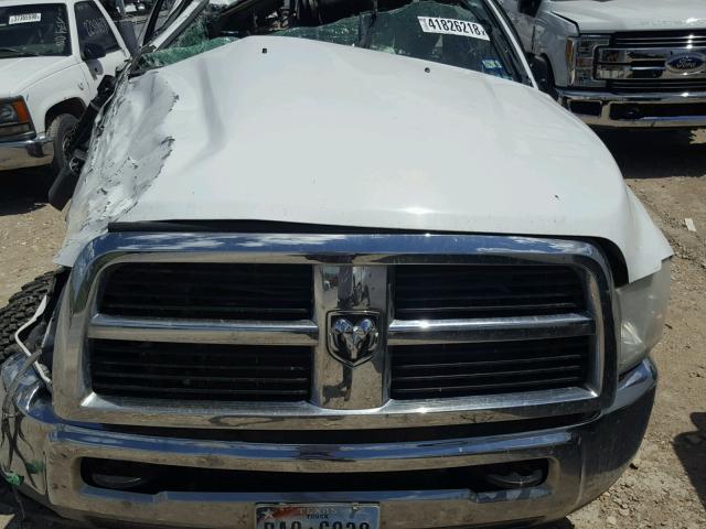 3D73Y4EL9AG141250 - 2010 DODGE RAM 3500 WHITE photo 7