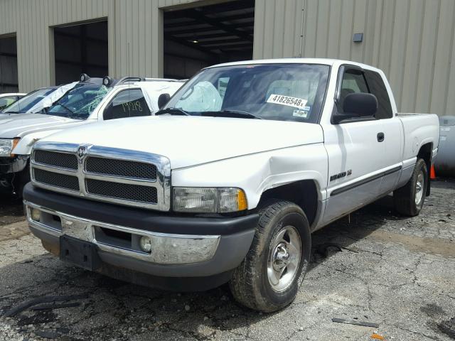 3B7HC13Y31G168147 - 2001 DODGE RAM 1500 WHITE photo 2