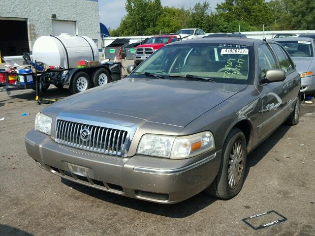 2MEFM75V46X635193 - 2006 MERCURY GRAND MARQ GRAY photo 2