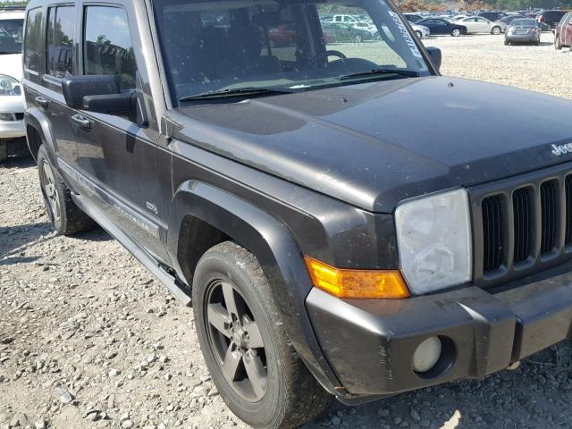1J8HG48K16C273556 - 2006 JEEP COMMANDER CHARCOAL photo 9