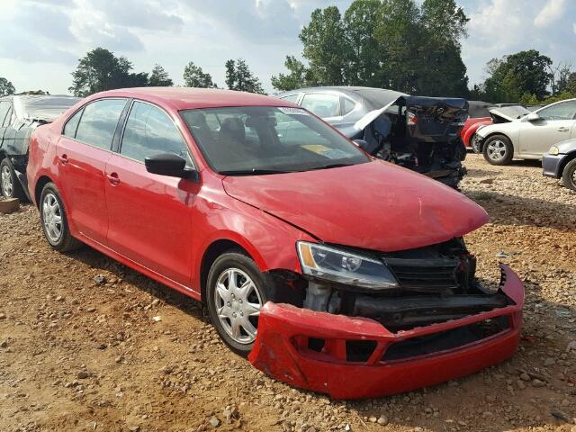 3VW2K7AJ1DM209766 - 2013 VOLKSWAGEN JETTA BASE RED photo 1